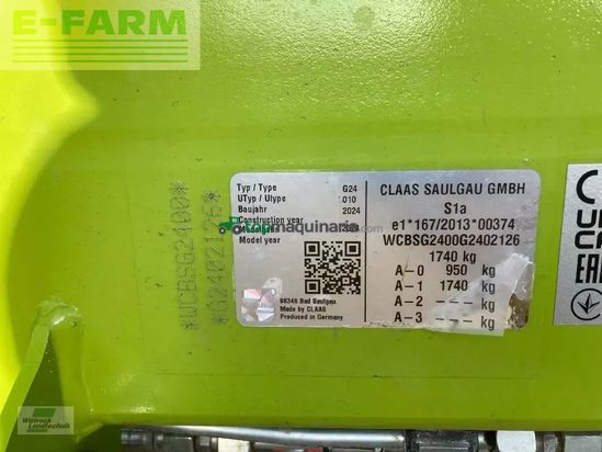 Rastrillo - Claas - liner 2800 trend