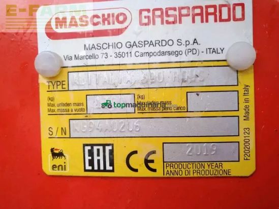 Combinado de siembra - Maschio - alitalia 300 + dominator 300