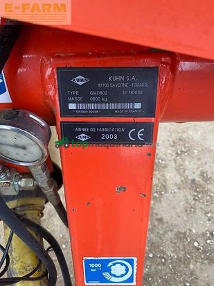 Cortacésped manual - Kuhn - gmd 802