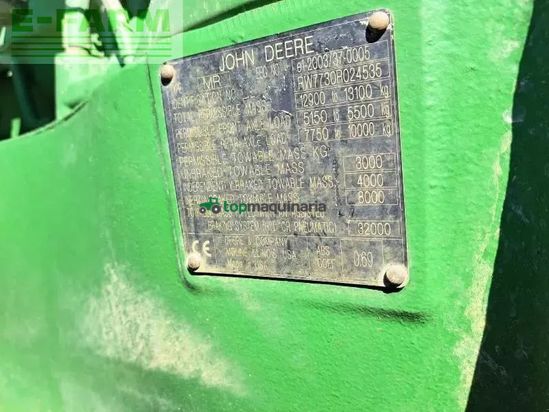 Tractor agrícola - John Deere - 7730