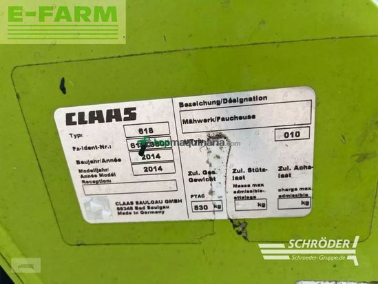 Cortacésped manual - Claas - disco 3100