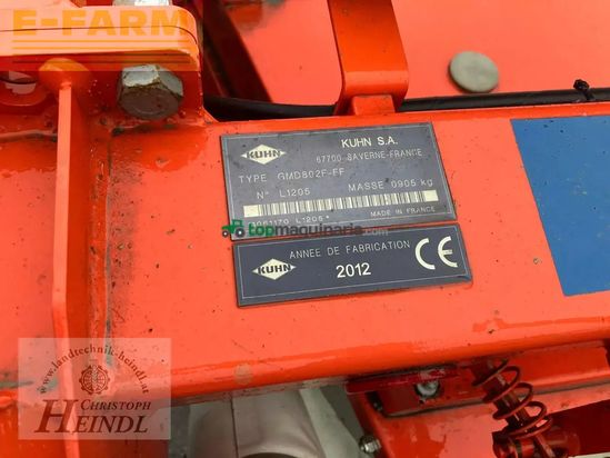 Cortacésped manual - Kuhn - gmd 802 f
