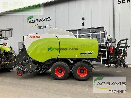 Empacadora gigant - Claas - quadrant 5300 evolution fc tandem
