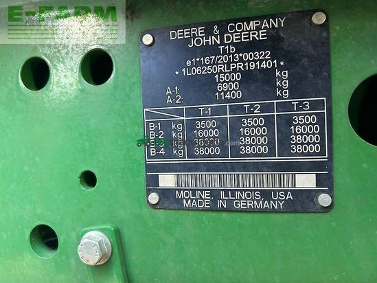 Tractor agrícola - John Deere - 6r 250 *mietrückläufer*