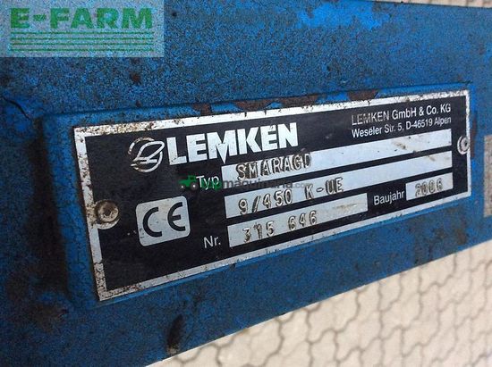 Cultivador - Lemken - smaragd 9/450 k-ue