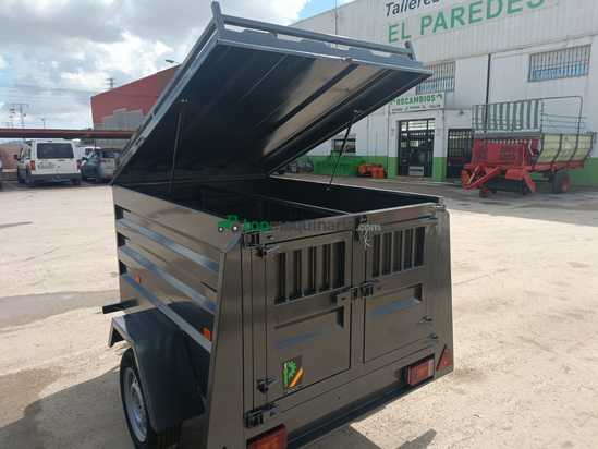 Remolque para perros de 2 compartimentos 1700x1200x800