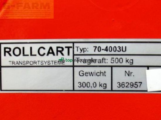 Remolqu agrícola -  - rollcart b-frame