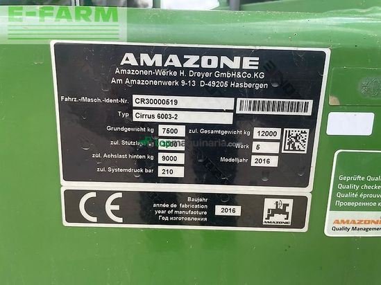Sembradora - Amazone - cirrus 6003-2