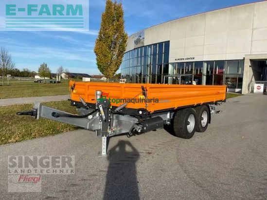 Remolqu agrícola - Fliegl - tsk 115 tieflader kipper inkl. rampen