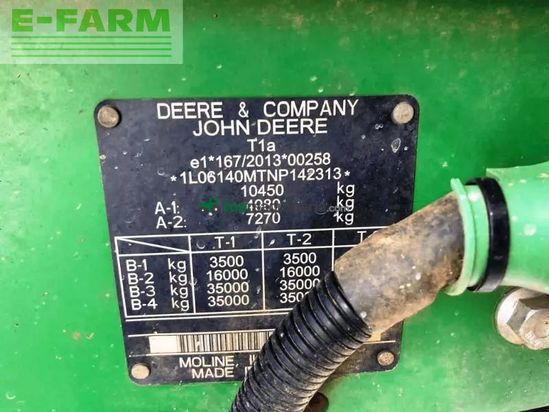 Tractor agrícola - John Deere - 6140m