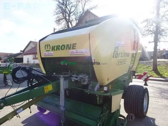 Empacadora gigant - Krone - fortima v 1800 mc rundballenpresse