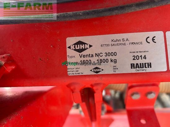 Sembradora - Kuhn - hr 3004 nc / venta nc 3000 24 seedflex