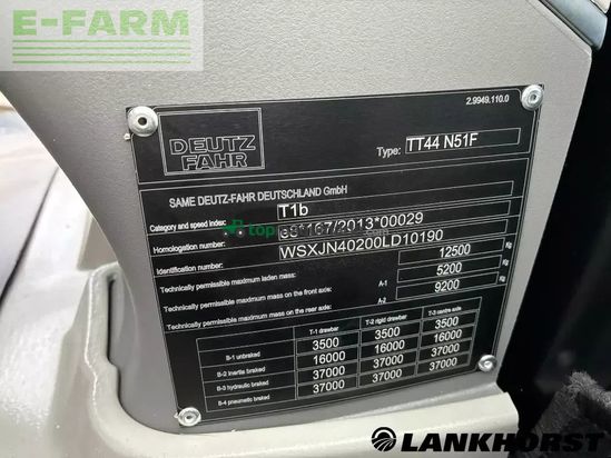 Tractor agrícola - Deutz-Fahr - 6180 ps