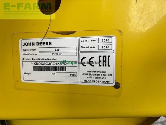 Cabezal - John Deere - 639