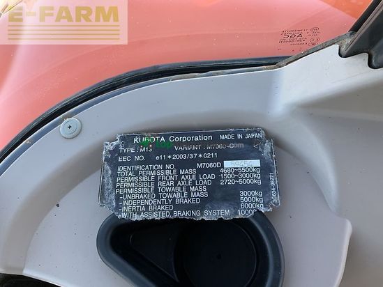 Tractor agrícola - Kubota - m7060 tractor (st23817)