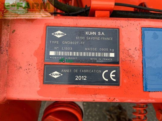 Cortacésped manual - Kuhn - gmd 802 ff