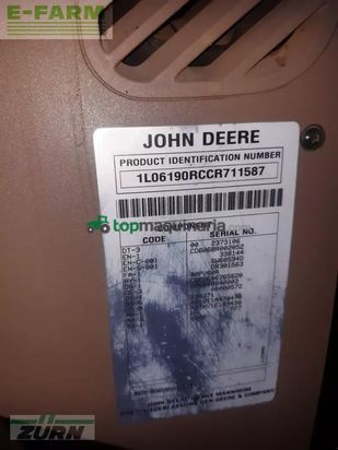 Tractor agrícola - John Deere - 6190r