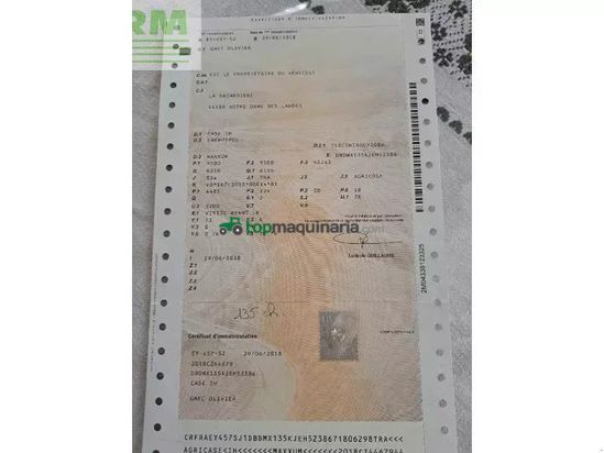 Tractor agrícola - Case IH - maxxum 135 multi