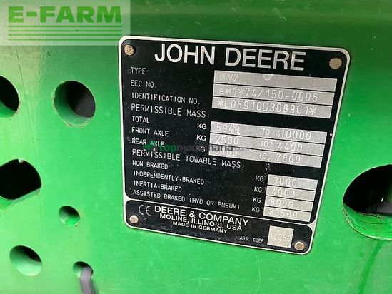 Tractor agrícola - John Deere - 6910