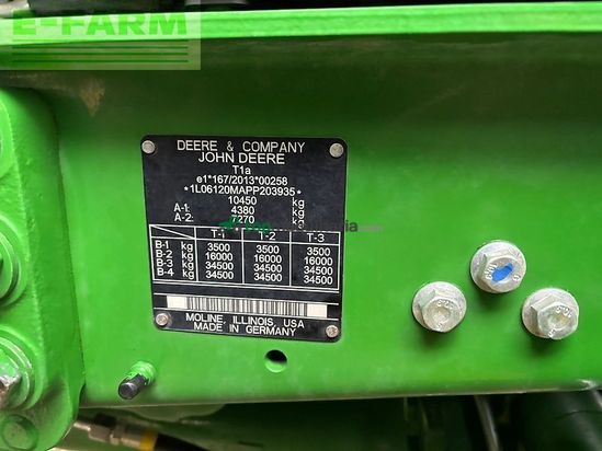 Tractor agrícola - John Deere - 6120m inkl. john deere 603r