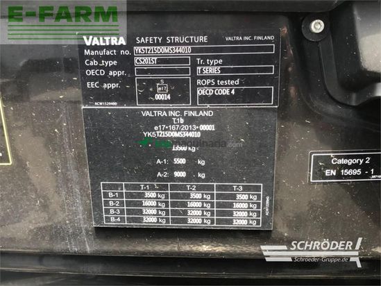 Tractor agrícola - Valtra - t 215 d | rtk | unlimited | led