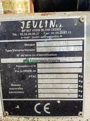 Remolqu esparcidor -  - mélangeuse activa 20m3 jeulin