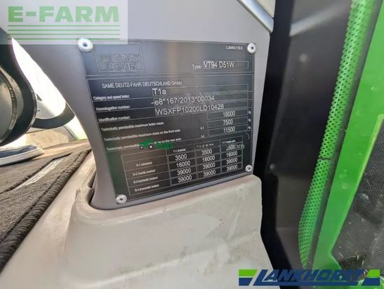 Tractor agrícola - Deutz-Fahr - 9340 ttv green-warri