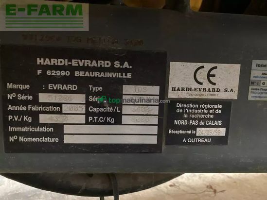 Atomizador - Evrard - meteor 3400 l. / 30 m.