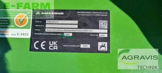 Sembradora monograno mecanica - Amazone - precea 6000-2 cc super