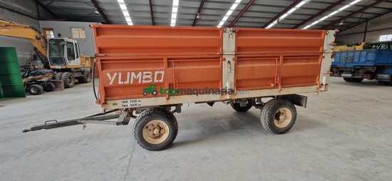 Remolque Yumbo 6000kg, 2 ejes tipo galera