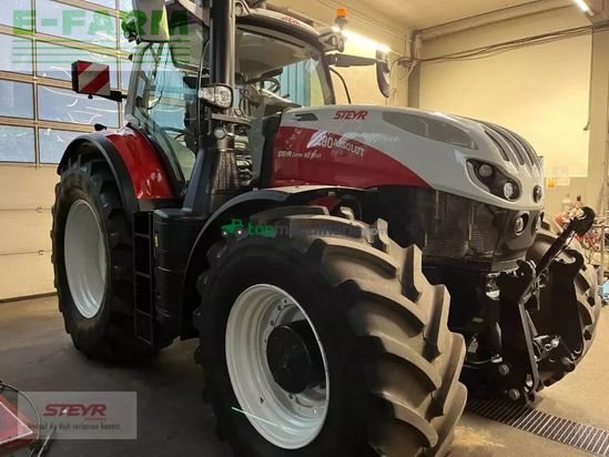 Tractor agrícola - Steyr - 6280 absolut cvt vorführtraktor CVT