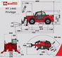 Telescopica - Manitou - mt1440 ( 14m 4t ) arbeitskorb + gabel