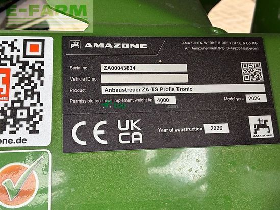 Esparcidor - Amazone - za-ts profis