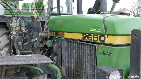 Tractor agrícola - John Deere - 2650 mit frontlader trima +3.0