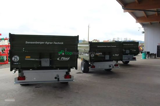 Volquet - Fliegl - einachs-dreiseitenkipper edk 60 fox