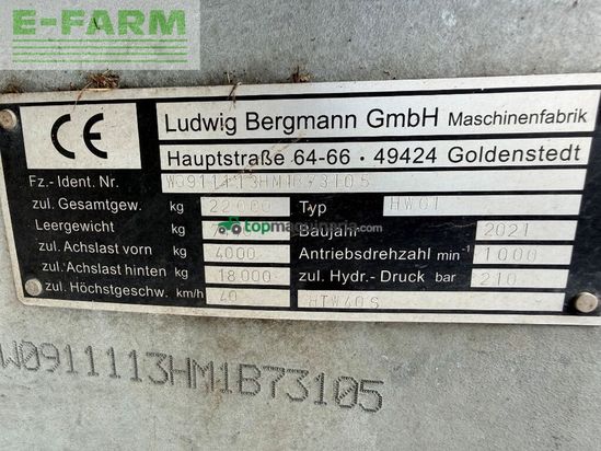 Remolqu agrícola - Bergmann - htw 40 s