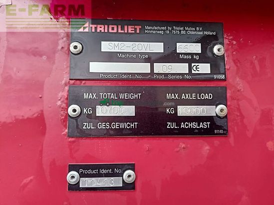 Remolqu esparcidor - Trioliet - solomix 2-1800