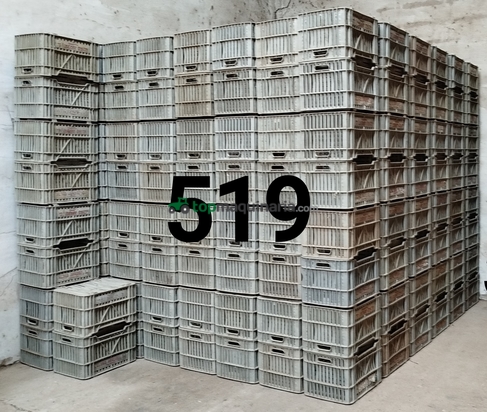 519 cajas de plastico (3,50 €/unidad)