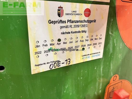 Atomizador - Amazone - uf 1201 + ft 1001 - 18 meter