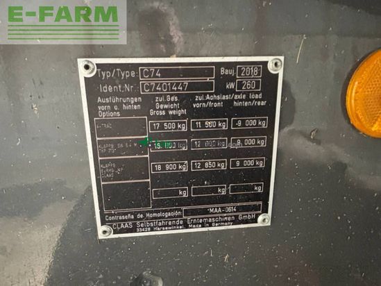 Cosechadora de Cereal - Claas - lexion 650