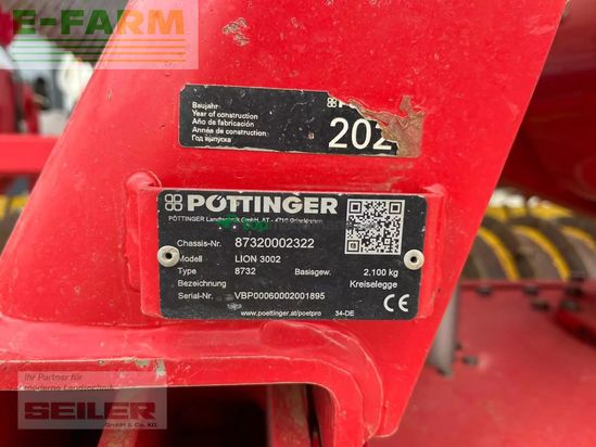 Combinado de siembra - Pöttinger - lion 3002 + aerosem 3002 add