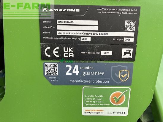 Sembradora - Amazone - centaya 3000 special
