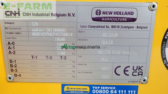 Empacadora gigant - New Holland - bb 1270 plus density shortcut