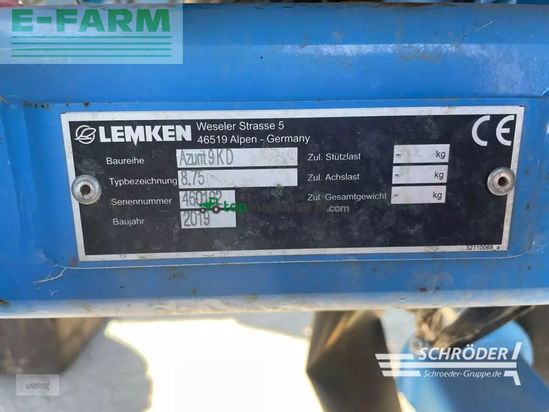 Sembradora monograno mecanica - Lemken - azurit 9/8.75 k d