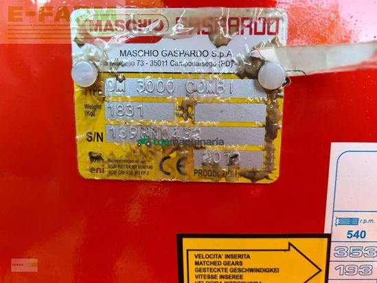 Combinado de siembra - Maschio - dm 3000 + dana 300