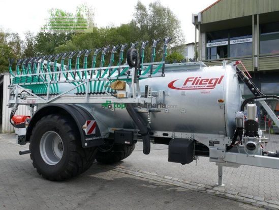 Cisterna - Fliegl - pfw 10600 inkl. schleppschuhverteiler skate 120