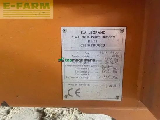 Volquet - Legrand - star14500