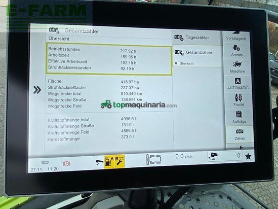 Cosechadora de Cereal - Claas - trion 530 mit sw v 680