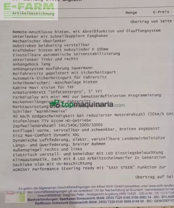 Tractor agrícola - Deutz - 6185 ttv TTV