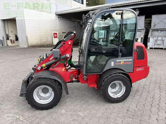 Telescopica - Weidemann - 1280 kabine 4 zylinder 30km/h